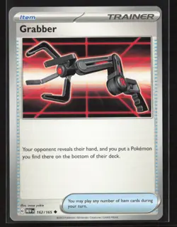 Grabber #162/165 SV: Scarlet & Violet 151 Uncommon Pokemon TCG NM/M - Image 1