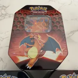 Pokemon Hidden Fates GX Tins Set of 3 - Charizard, Gyarados, Raichu | NEW SEALED - Image 2