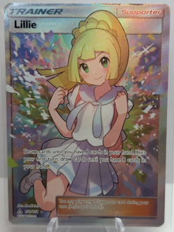 Pokemon Lillie Trainer 151/156 2018 TCG Ultra Prism Full Art LP/MP - Image 1