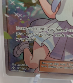 Pokemon Lillie Trainer 151/156 2018 TCG Ultra Prism Full Art LP/MP - Image 5