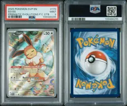 Pokemon Center Eevee EN Prismatic Evolutions ETB Promo PSA 9 - Image 4