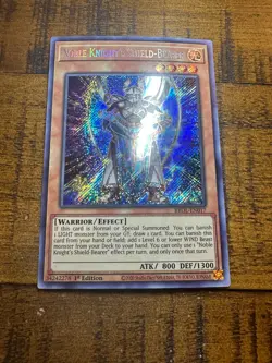 Noble Knight's Shield-Bearer BROL-EN017 1st Edition Secret Rare PL + BONUS - Image 1