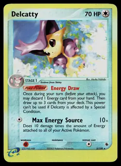 Pokemon Card - Delcatty Ruby and Sapphire 5/109 Reverse Holo - Image 1