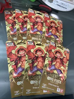 Lot Of 7 One Piece English PRB-01 Premium Booster the Best Sleeved Booster Packs - Image 2
