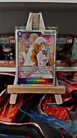 One Piece Sanji & Pudding EB02-035 Extra Booster: Anime 25th Collection Foil NM - Image 1