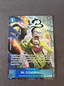 Mr.3 (Galdino) OP09-056 Alt Art THE BEST vol.2 English One Piece CCG NM/M - Image 1