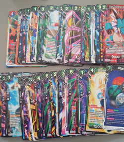 LOT DE 102 CARTES DRAGON BALL SUPER CARD GAME QUELQUES FOIL - Image 3