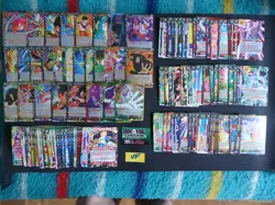 LOT 119 CARTES DRAGON BALL SUPER CARD GAME VF BT24 Full Set (C, UC,R) NEUF. - Image 1