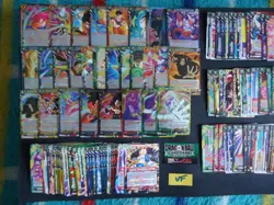 LOT 119 CARTES DRAGON BALL SUPER CARD GAME VF BT24 Full Set (C, UC,R) NEUF. - Image 2