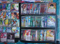LOT 98 CARTES DRAGON BALL SUPER CARD GAME EN BT21 Full Set (C, UC) NEUF. - Image 3