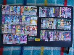 LOT 90 CARTES DRAGON BALL SUPER CARD GAME EN BT24 Full Set (C, UC) NEUF. - Image 1