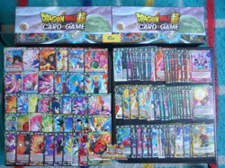 LOT 98 CARTES DRAGON BALL SUPER CARD GAME EN BT10 Full Set (C, UC) NEUF - Image 1
