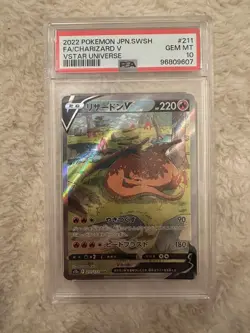 PSA 10 Charizard V 211/172 VSTAR Universe S12A Japanese Pokemon Card GEM MINT 10 - Image 1
