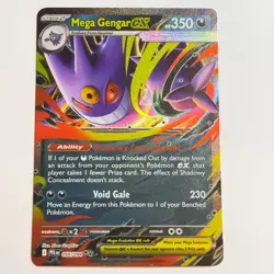 Mega Gengar ex 056/094 Double Rare Holo Card Phantasmal Flames Pokemon TCG NM - Image 1