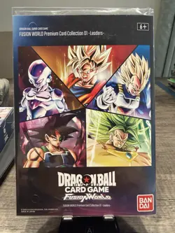 Dragon Ball Fusion World Premium Leader Card Collection English SEALED - Image 1