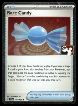 Rare Candy (Cosmos Holo) Prize Pack Series 191/198 Pokemon Card - Image 1