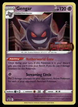 Gengar SWSH: Sword & Shield Promo Cards SWSH241 Pokemon Card - Image 1