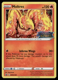 Moltres SWSH: Sword & Shield Promo Cards SWSH185 Pokemon Card - Image 1