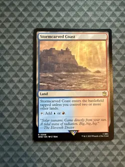 MTG Stormcarved Coast #0308 Rare Universes Beyond: Doctor Who (WHO) - Image 1