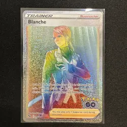 Pokemon Go Rainbow Blanche (Secret) 082/078 Holo NM/MT Nintendo Pokemon Card TCG - Image 1