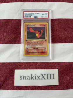 2000 POKEMON - Team ROCKET 1st Edition - Charmander #50 PSA 8 (A) - Image 1