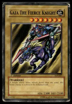 Starter Deck: Yugi #SDY-007 Gaia The Fierce Knight 1ST EDITION - Image 1