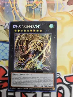Yugioh! K9-X "Ripper/M" - BPRO-ENSP1 - Secret Rare - LIMITED EDITION - Image 1