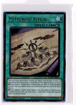 Yu-Gi-Oh Mitsurugi Ritual 1st Edition SUDA-EN095 Ultra Rare - Image 1