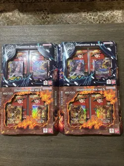 NEW SEALED One Piece Illustration Box Vol. 5 & 6 LOT OF 4 - Image 1