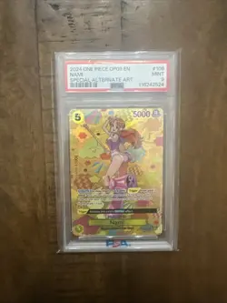 Nami SR One Piece Emperors in the New World OP08-106 OP09 SP PSA 9 - Image 1