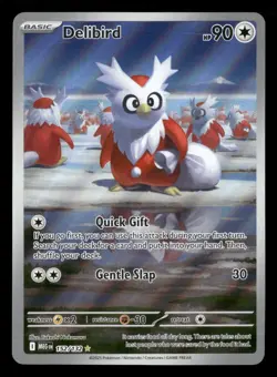 Delibird - 152/132 - Illustration Rare - Mega Evolutions - Pokemon Card - NM/M - Image 1