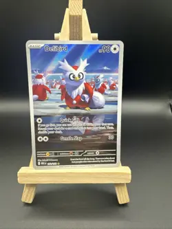 Delibird 152/132 Illustration Rare Mega Evolution Pokemon Card Pack Fresh M/NM - Image 1