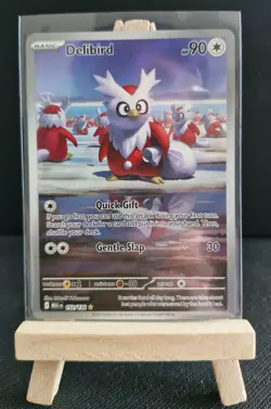 Delibird - 152/132 - Mega Evolution - Illustration Rare - NM/M - Pokemon Card - Image 1