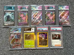 Pokemon TCG 9 x Graded Cards Bundle (7 ACE / 2 PSA) - Image 1