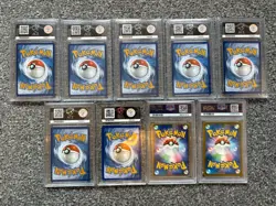 Pokemon TCG 9 x Graded Cards Bundle (7 ACE / 2 PSA) - Image 2