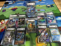 Pokemon TCG Lot of 10 Graded Cards - Image 1