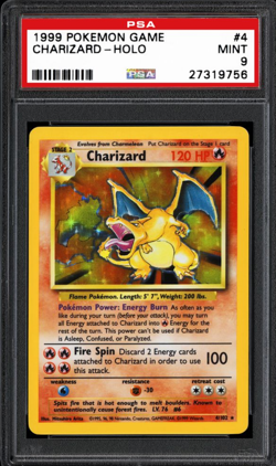 🔥GRADED CHARIZARD POKEMON CARD🔥 GREAT BIRTHDAY GIFT! AUTHENTIC POKEMON CARDS! - Image 1