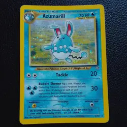 WOTC Pokemon Neo Genesis Azumarill 2/111 Holo Rare EXCU vintage 2000 - Image 1