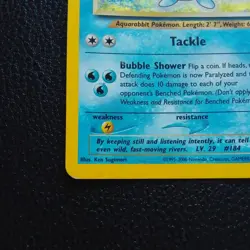 WOTC Pokemon Neo Genesis Azumarill 2/111 Holo Rare EXCU vintage 2000 - Image 4