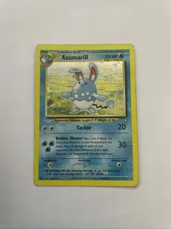 Azumarill 2/111 Neo Genesis Holo Unlimited Rare Pokemon Card TCG - Image 1