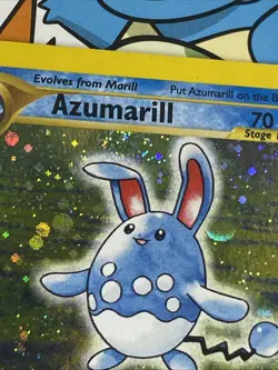 Azumarill - 2/111 Neo Genesis Unlimited Holo Rare SWIRL Pokemon - NM - Image 3