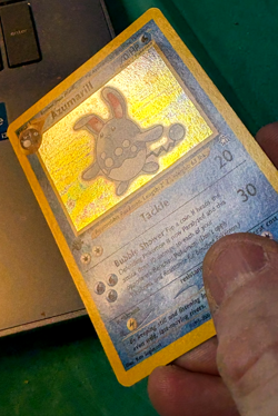 Azumarill 2/111 1st Edition Holo Rare NM/MT Card 2000 Pokemon Neo Genesis - Image 3