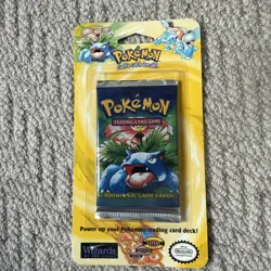 Pokemon Vintage Base Set Venusaur Art Blister Pack Sealed 1999 - Image 1