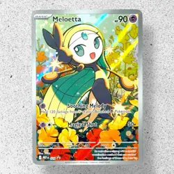 Pokemon TCG - Meloetta MEP026 Black Star Promo Holo Card - Mega Evolution (NM) - Image 1