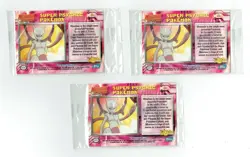 Three 1999 SEALED Pokemon Topps Mewtwo Super Psychic Holo Foil Movie Promo Cards - Image 2