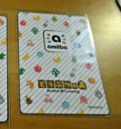 ANIMAL CROSSING JAPANESE CARD NINTENDO WELCOME AMIIBO CARTE No.016 MR HONMA MINT - Image 2