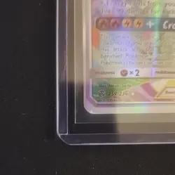 Pokemon Tag Team Reshiram Zekrom GX Holo Card 259/236 Secret Sm-Cosmic Eclipse - Image 4