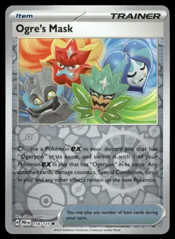 Ogre's Mask SV: Prismatic Evolutions Reverse Holo 118/131 Pokemon Card - Image 1
