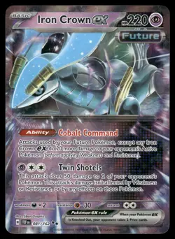 Iron Crown ex SV05: Temporal Forces 081/162 Pokemon Card - Image 1
