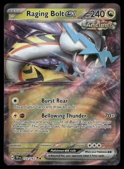 Raging Bolt ex SV05: Temporal Forces 123/162 Pokemon Card - Image 1